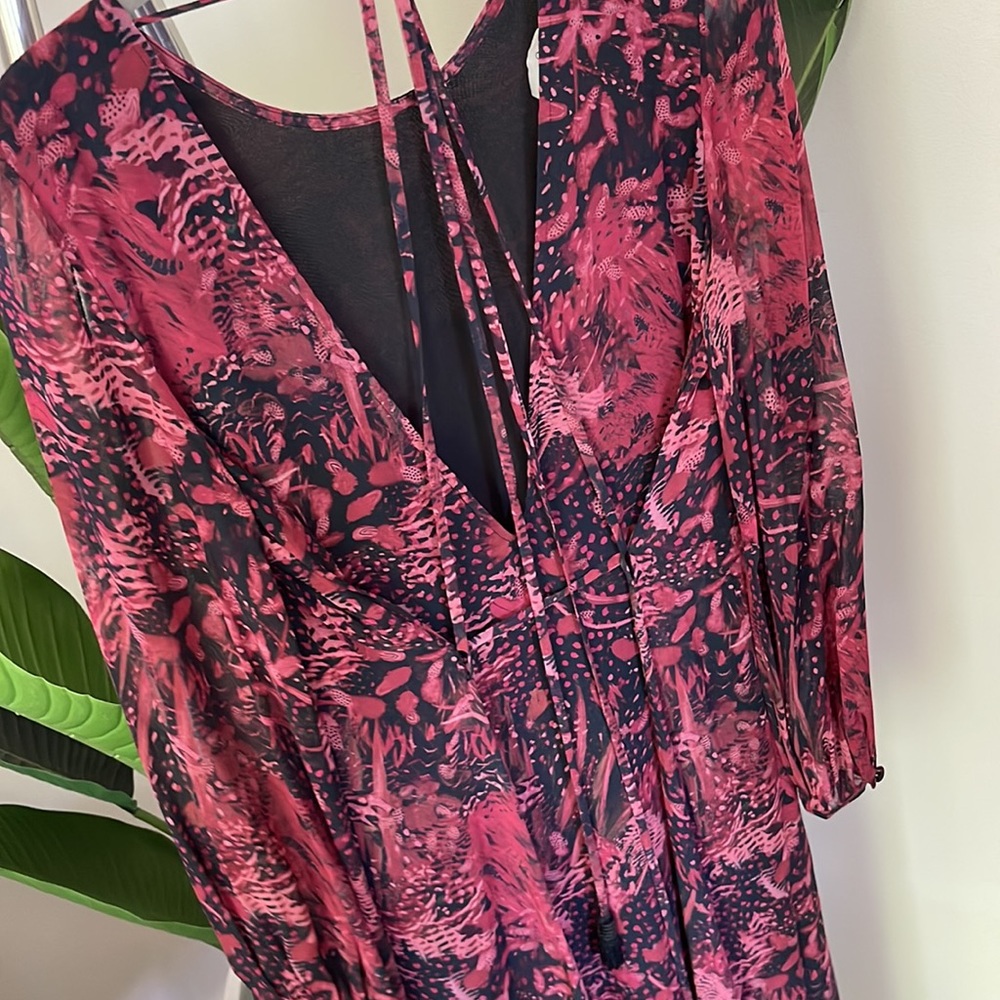 IRO midi dress with tie - Picture 2 of 3